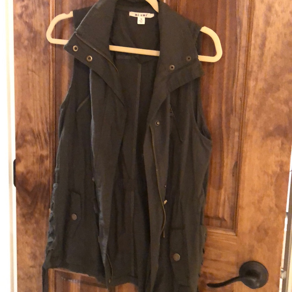 Hunter green vest